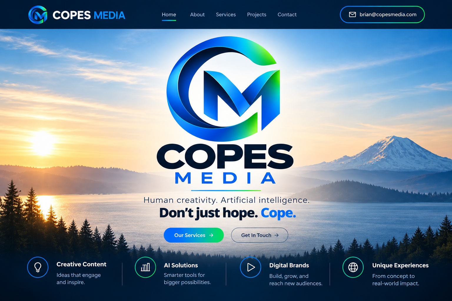 Copes Media — Human creativity. Artificial intelligence. Don’t just hope. Cope.